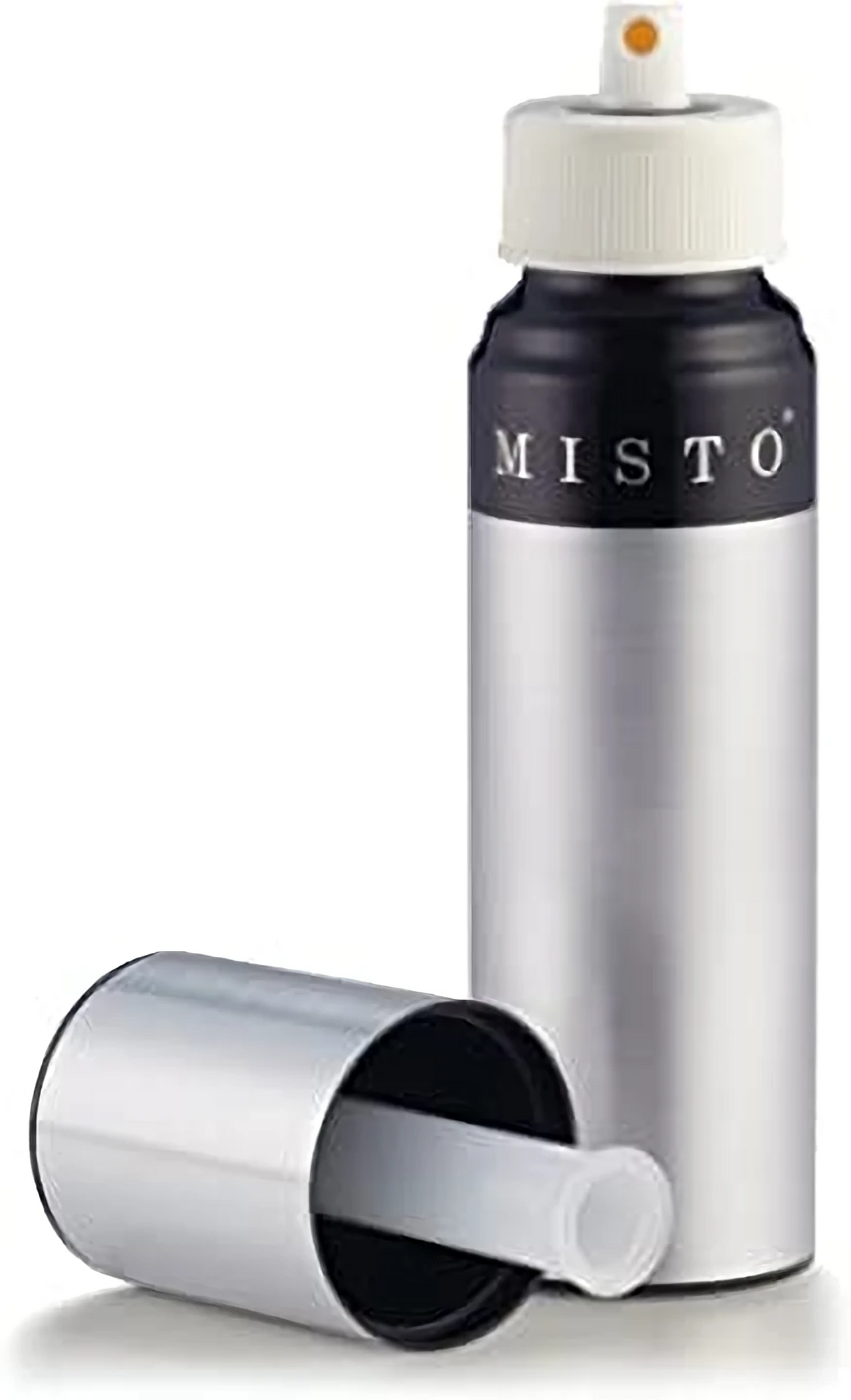 Misto oil sprayer bottle with attached straw