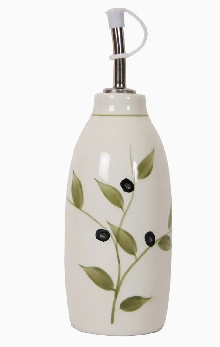 Oil & Vinegar Cruet Olive Branch