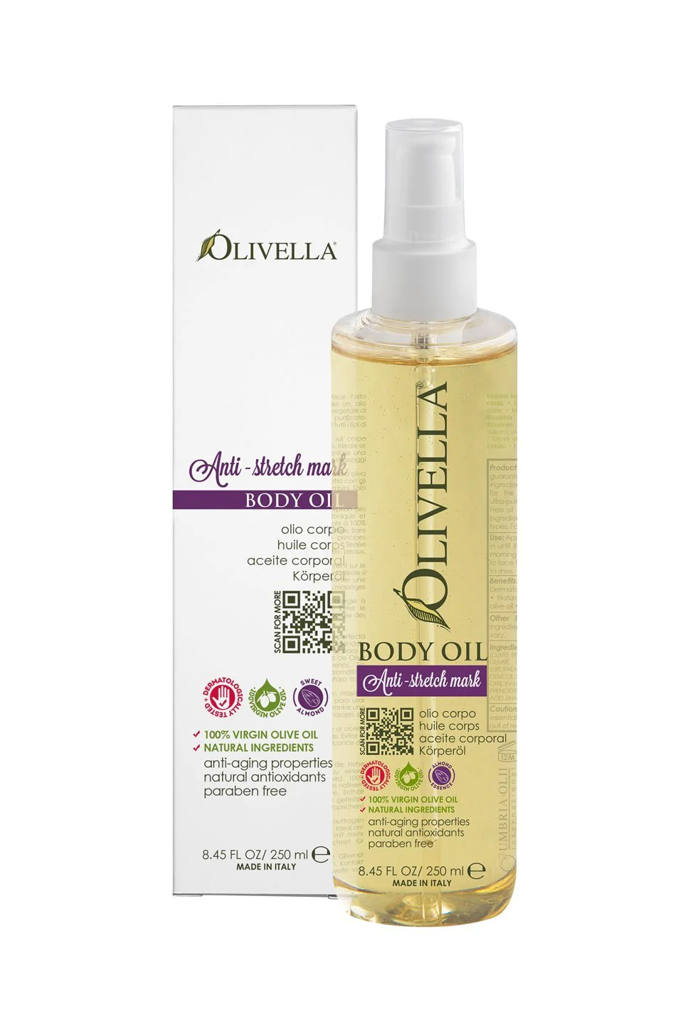 Olivella Body Oil - Anti-Stretch Mark