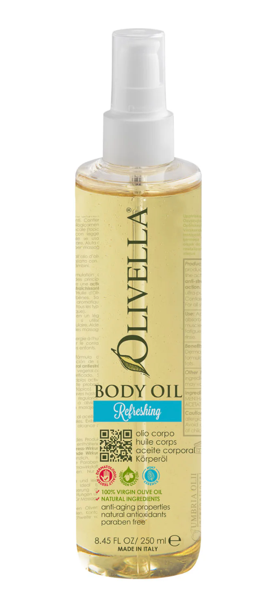 Olivella Body Oil Refreshing bottle