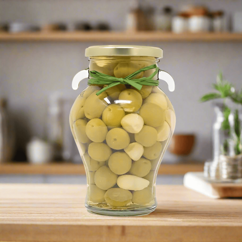 Manzanilla Olives with Rosemary and Garlic