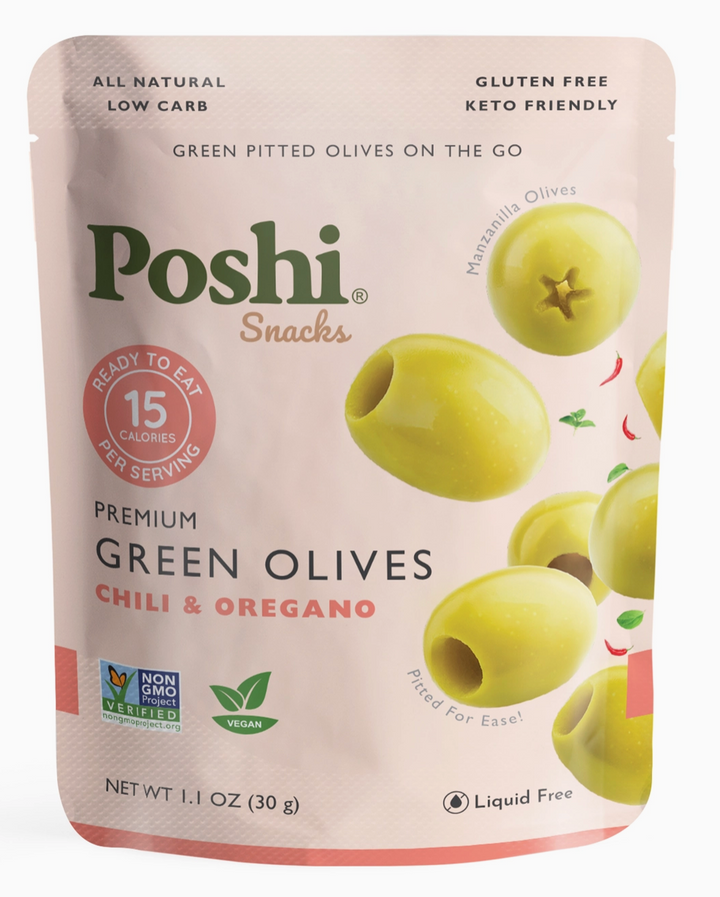 Green Olives Chili & Oregano – Bold Mediterranean Flavor