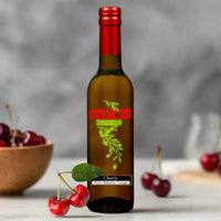 Thumbnail for Cherry Balsamic Vinegar bottle in kitchen on counter with cherries