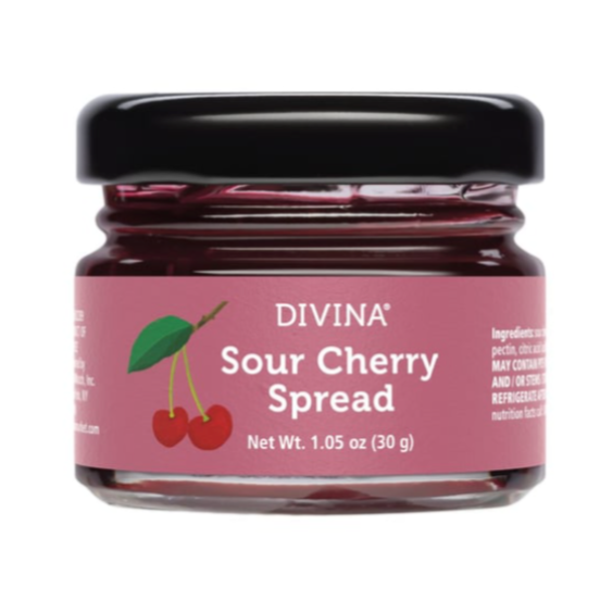 Sour Cherry Spread in jar