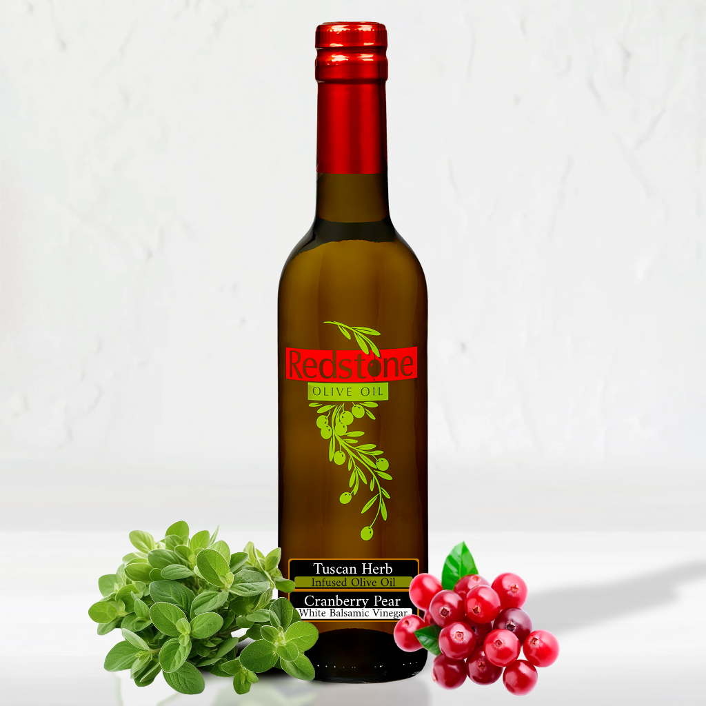 Tuscan Herb Olive Oil and Cranberry Pear White Balsamic