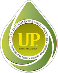 Thumbnail for Ultra Premium Extra Virgin Olive Oil logo with UP letters