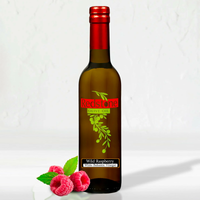 Thumbnail for Cascadian Wild Raspberry White Balsamic Vinegar bottle with fresh raspberries
