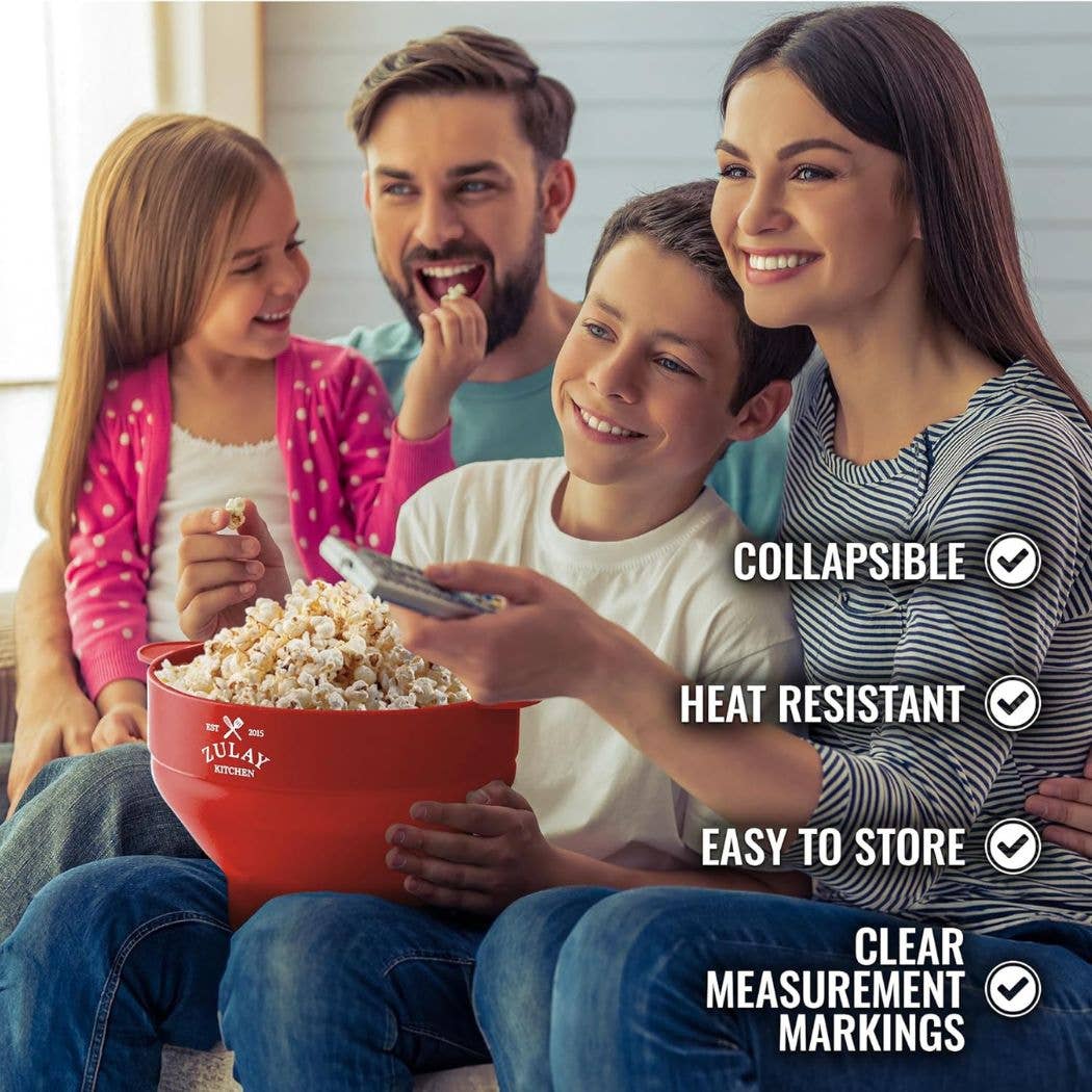 Collapsible Microwave Popcorn Popper
