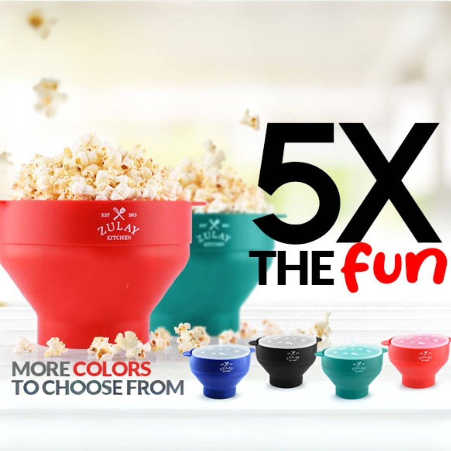 Collapsible Microwave Popcorn Popper