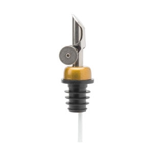 Gold Weighted Pour Spout for Olive Oil and Vinegar