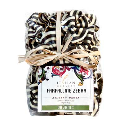 Farfalline Organic Zebra Black & White Bowties